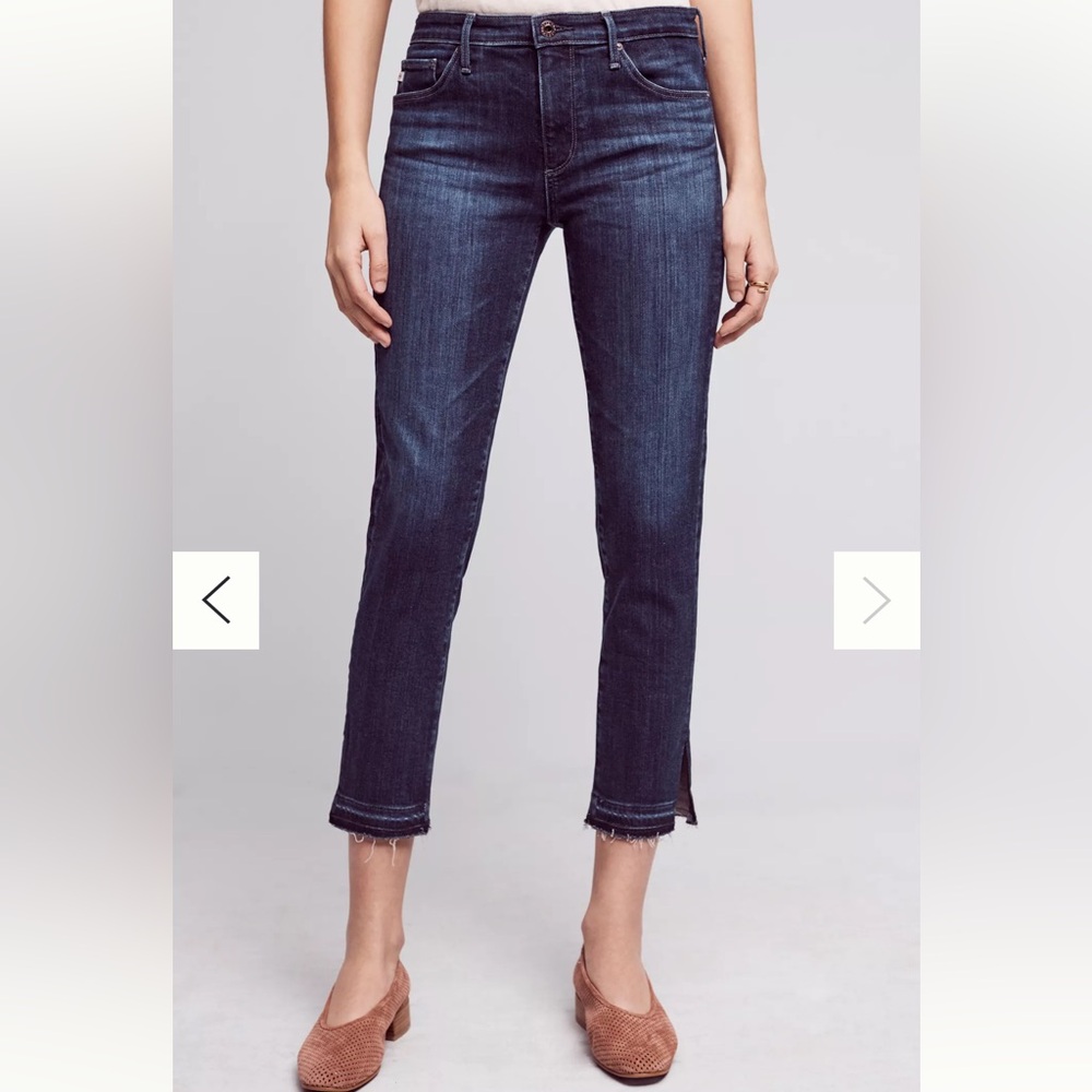 Adriano Goldschmied Mid-Rise Stevie Capri Mid-Rise Slim Straight Capri size 30